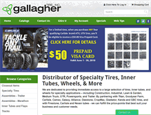 Tablet Screenshot of gallaghertire.com